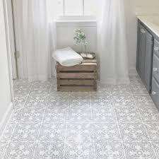 Here is what she shared, first, i cleaned the floor well with. Plum Pretty Decor Design Co How To Paint Your Linoleum Or Tile Floors To Look Like Patterned Cement Tiles Full Tutorial