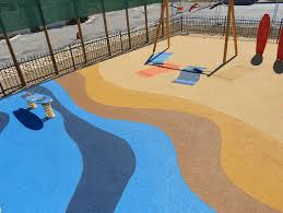 Epdm De Couleur Granulats De Caoutchouc France Construction