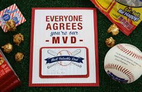 Baseball gift for baseball fans teens kids. Free Printable Father S Day Most Valuable Dad Gcg