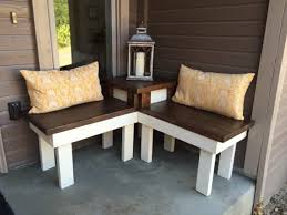 Our house has been filled with friends and family visiting for the last couple of months which has been wonderful. Front Porch Corner Bench Knockoffdecor Com