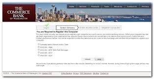 Commerce bank currently gives helpful online access to all clients paying little heed to account type. Registering Your Computer The Commerce Bank Of Washington