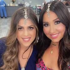 Gold or Silver Plated Rhinestone Crystal and Pearl Tikka