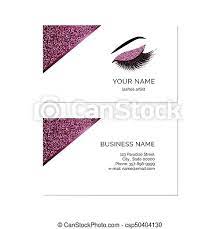 Customize them with text, images or company logo; Makeup Artist Business Card Vector Template Canstock