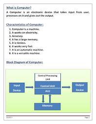 A computer as shown in fig. Computer Fundamental Class 3 Pages 1 14 Flip Pdf Download Fliphtml5