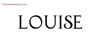 Louise Archives Free Name Designs Victorian Names Louis Name Design