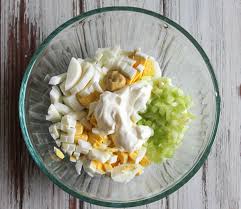 Easy Healthy Deviled Egg Salad With Greek Yogurt Higher In Protein Yogurt also spelled yoghurt, yogourt or yoghourt, is a food produced by bacterial fermentation of milk. easy healthy deviled egg salad with