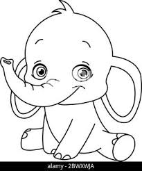 Use ctrl + f in your browser to quickly search on this page. Coloring Book Little Baby Elephant Coloring Page For Kids Educational Activity For Preschool Years Kids And Toddlers With Cute Animal Stock Vector Image Art Alamy