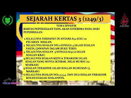 Tekanan pemodenan dan pembaratan telah muncul. 130420 Slot 4 Kaedah Menjawab Soalan Kbat Dan Kertas 3 Sejarah Spm Cikgu Suraya Youtube