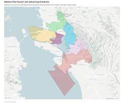 Oakland City Council District Map Oakland S Redistricting Commission Is Redrawing Council And School Board District Boundaries