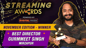Gurmit singh is a singaporean singer and actor. Gurmmeet Singh Best Director Award Mirzapur The Digital Hash Youtube