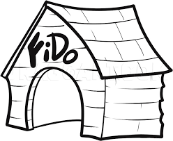 Download this adorable dog printable to delight your child. How To Draw A Dog House Coloring Page Trace Drawing