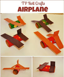 Paper Roll Craft Airplane Transportation Crafts Paper Roll Crafts Airplane Crafts