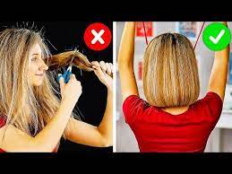 39 Cool Hair Hacks You Can Easily Repeat Youtube Short Hair Hacks Fake Short Hair Hair Hacks