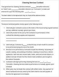 There's no need to get nervous about the thought of getting cleaning contracts, and people need to know that you have a cleaning business and you have openings for cleaning contracts. Free 9 Commercial Cleaning Contract Samples In Pdf Ms Word