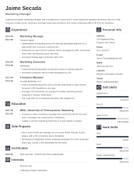 10+ marketing resume examples: best