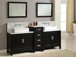 If space permits, two sink areas provide great convenience in shared bathrooms. 20 Gorgeous Black Vanity Ideas For A Stylishly Unique Bathroom