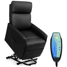 Electric Power Lift Massage Sofa Recliner Vibrating Chair Black Walmart Com In 2020 Recliner Chair Lift Recliners Lift Chair Recliners