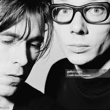 Singer Howard Devoto and musician Norman Fisher-Jones, aka Noko, of... News  Photo