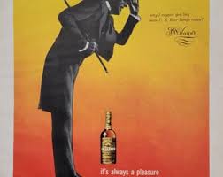 Пару постеров старой рекламы алкоголя. Бурбон Ezra Brooks (США) Здравствуйте, уважаемые, Приятного, времени, суток