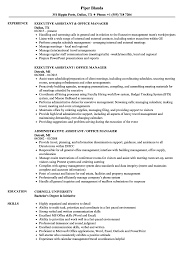 The longer format examples can be included in your employment history sections with shorter words and phrases (sometimes repeated) in the specific skills section. Assistant Office Manager Resume Samples Velvet Jobs