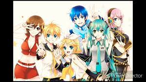 Hatsune Miku Rin Len Luka Meiko And Kaito Ievan Polkka Nightcore Youtube