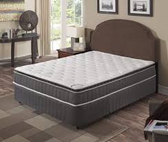 Think of it as a platform to support your mattress and help distribute weight evenly. Continental Sleep 10 Inch Medium Firm Foam Encased Pillowtop Pocketed Coil Innerspring Mattress And 4 Split Low Profile Wood Fully Assembled Box Spring Foundation Set Queen Size Buy Online In Angola At Angola Desertcart Com Productid