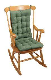 generic 2pc padded rocking chair cushion set hunter green blue rocking chair rocking chair chair cushions