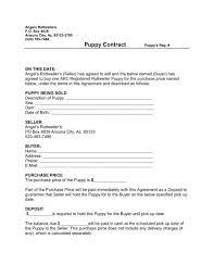 5 puppy deposit contract templates (pdf) + guide in 2021. Puppy Contract Home Page