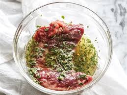 Herb-Marinated Steak Gyro Plates