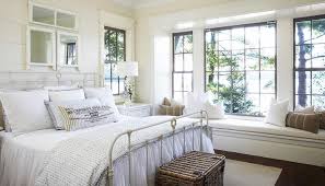 Manufacturers typically change bed sizes when they introduce a new model year. White Cottage Bedroom With Long Built In Window Seat Cottage Bedroom