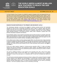 Primary schools in those areas will stay open for now, but could be forced to close if cases continue to rise. The World Needs Almost 69 Million New Teachers To Reach The 2030 Education Goals Unesco Digital Library