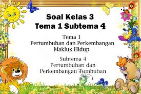 Indonesia kaya akan keindahan lautnya. Soal Tematik Kelas 3 Sd Tema 1 Subtema 4