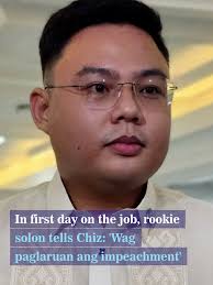 Kamanggagawa Party-list Rep. Eli San Fernando may be a rookie lawmaker, but  he's not afraid to give Senate President Francis Chiz Escudero a piece of  his mind when it comes to Vice President Sara ...