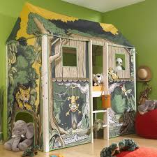 In this article, we will show you some of the best kids bedroom ideas that will give your beloved children a comfortable sleeping environment. Thuka Jungle Theme Midsleeper Bed Tree House Bed Kids Bedroom Inspiration Jungle Themed Bedroom