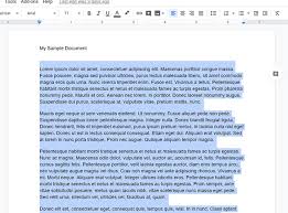 You can select any amount of text from this method, from a single character to your entire document. How To Select All In Google Docs For Mac Peatix
