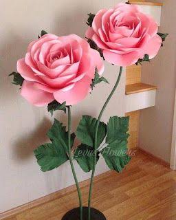 Aprende cómo hacer flores gigantes con papel crepe