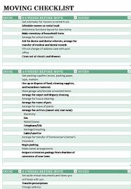 Home Moving Checklist Templates Moving Checklist Packing List Template Checklist Template