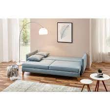 Dieses Bezaubernde Sofa Kombiniert Chices Design Mit Hoher Funktionalitat Tagsuber Schmuckt Da Schlafsofa Ausziehbar Hellblaues Sofa Schlafsofa Mit Bettkasten