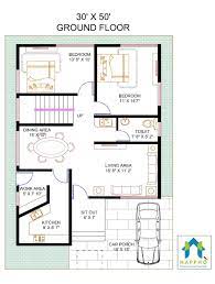 Our plans have such universal appeal, besides be. Floor Plan For 30 X 50 Feet Plot 4 Bhk 1500 Square Feet 166 Sq Yards Ghar 035 Happho