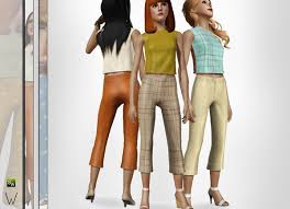 Sims 4 crop top c391. Winnie017 S Crop Tops Boyfriend Jeans