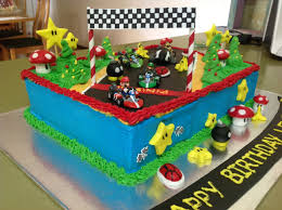 This mario kart birthday cake has probably been one of my best cakes. Mario Kart Birthday Cake Mario Kart Cake 7th Birthday Cakes Birthday Cake Kids