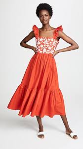 Carolina K Kuna Embroidered Dress Embroidered Dress Dresses Informal Dress