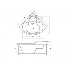 Baignoire D Angle 2 Personnes Baignoire D Angle De Grande Taille Love You Salledebain Com Baignoire Angle Baignoire Hauteur Baignoire