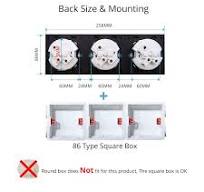 Wallpad 3 Gang Triple Frame EU Wall Electric Socket German Plug Outlet  Silver Brushed Aluminum Panel Double Plate 172 * 86 mm - AliExpress