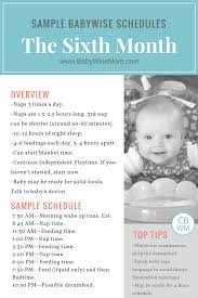 6 Month Old Feeding Schedule Examples And Forms