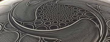 Outherworldly Sand Sculptures Created With Rolling Metal Balls Kunstwerke Geometrie Kreativ