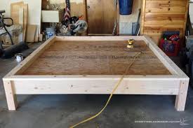 King Bed Build Plan Study carefully our platform bed frame plans and build the wooden structure properly. king bed build plan