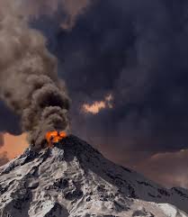 Volcano Erupting Lava Ashes And Smoke Volcano Mother Nature Goddess Mother Nature