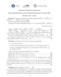 Subiecte olimpiada romana etapa judeteana. Olimpiada De Matematica 2019 Etapa Judeteana Clasele 5 8 Subiecte Si Rezolvari Onm 2019 Jitaruionelblog Pregatire Bac Si Evaluarea Nationala 2021 La Matematica Si Alte Materii Materiale Lectii Formule Exercitii Rezolvate