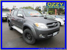 2007 Toyota Hilux Kun26r 07 Upgrade Sr5 4x4 Grey Manual 5sp M Penrith Carhubsales Com Au Toyota Hilux Toyota 4x4